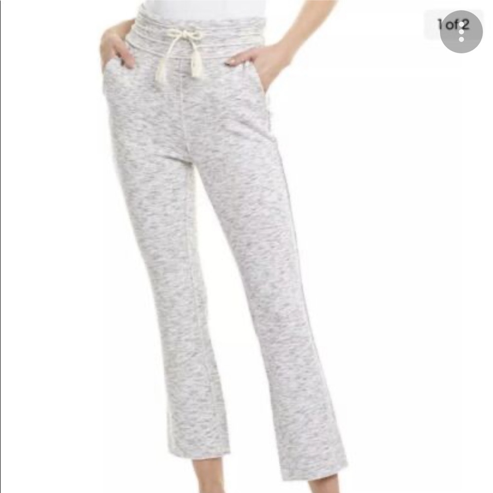 Free People movement wild side flare gray pants size medium